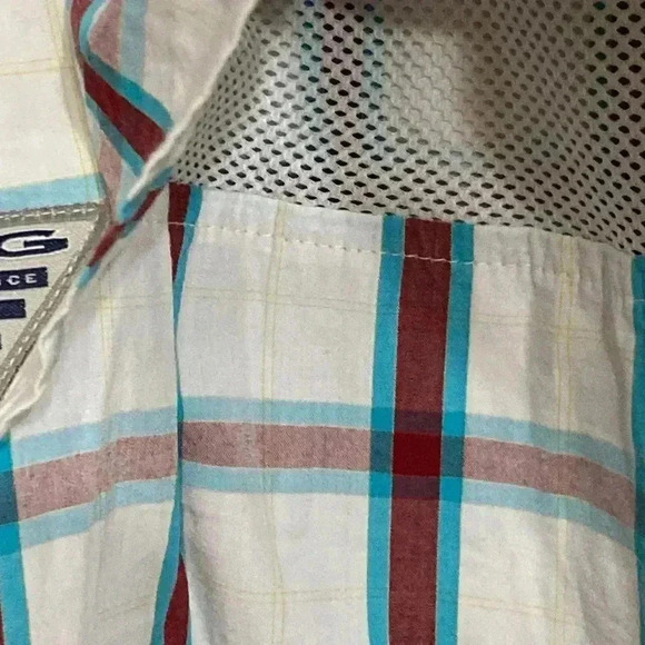 COLUMBIA PFG SUPER BONEHEAD MENS SIZE 2 XL LONG SLEEVE COTTON SHIRT AIR VENT - Picture 12 of 13